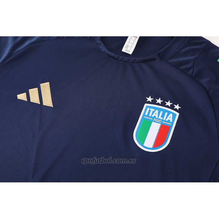 Chandal del Italia Manga Corta 2024-2025 Azul - Pantalon Corto